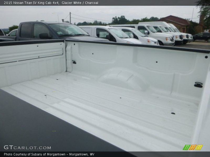 Glacier White / Charcoal 2015 Nissan Titan SV King Cab 4x4