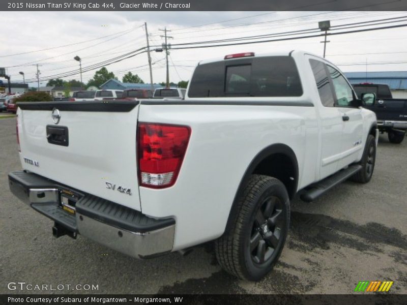 Glacier White / Charcoal 2015 Nissan Titan SV King Cab 4x4