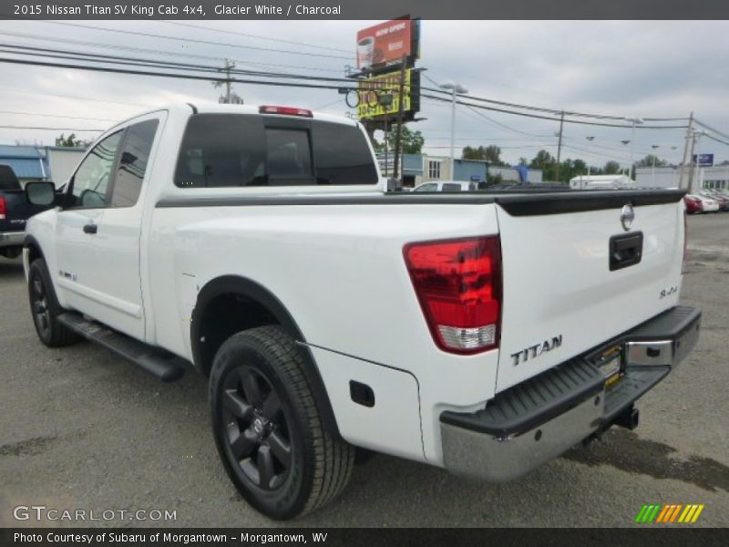 Glacier White / Charcoal 2015 Nissan Titan SV King Cab 4x4