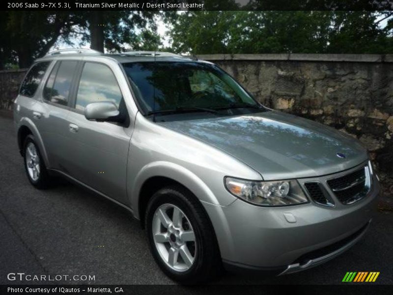 Titanium Silver Metallic / Desert Sand Leather 2006 Saab 9-7X 5.3i