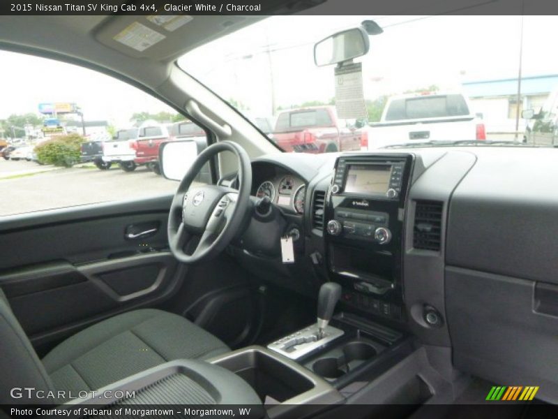 Glacier White / Charcoal 2015 Nissan Titan SV King Cab 4x4
