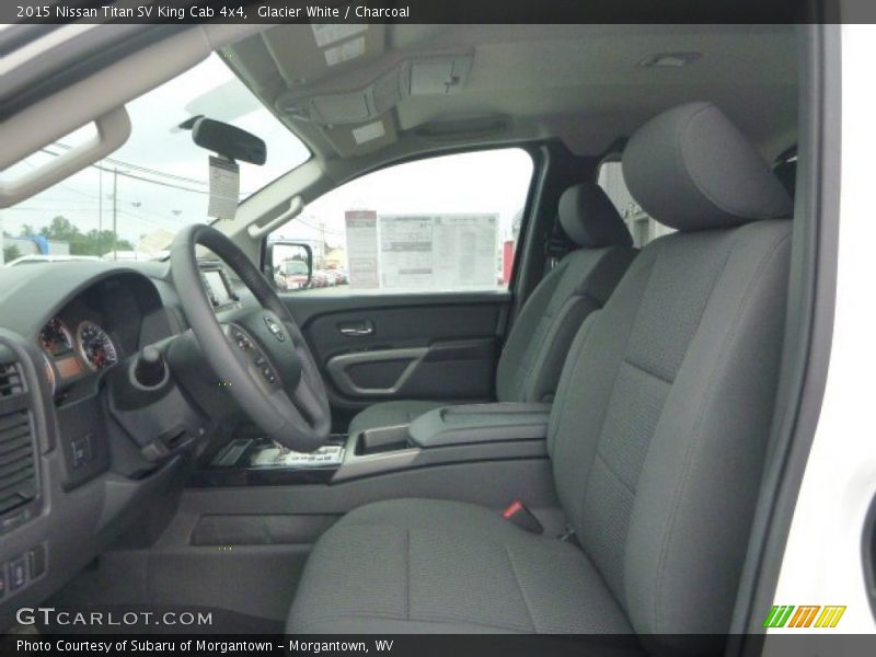 Glacier White / Charcoal 2015 Nissan Titan SV King Cab 4x4