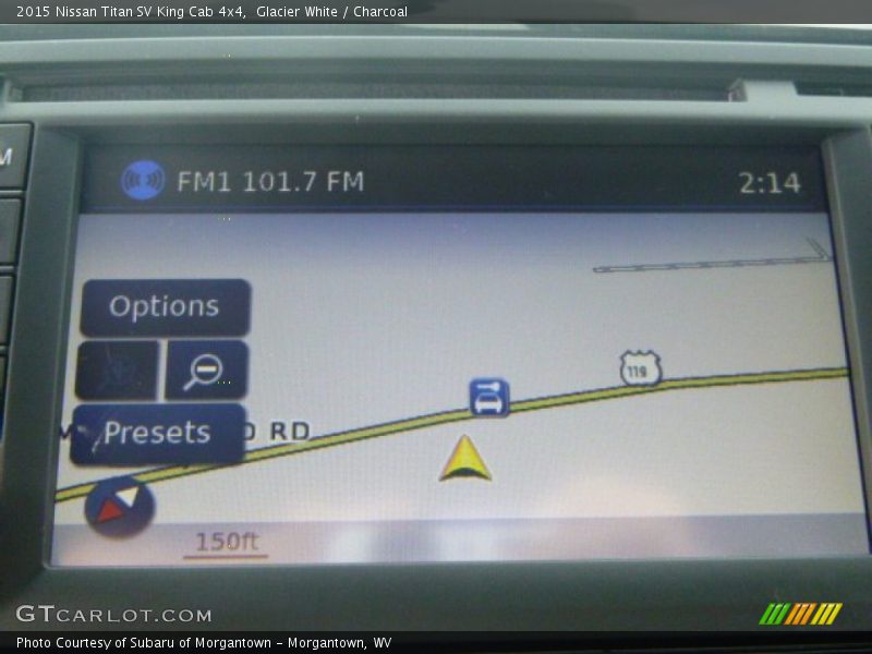 Glacier White / Charcoal 2015 Nissan Titan SV King Cab 4x4