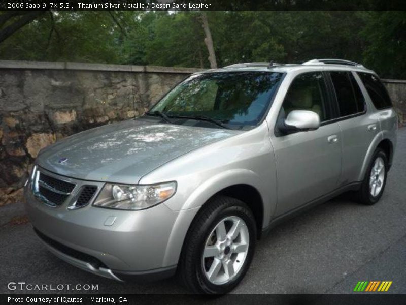 Titanium Silver Metallic / Desert Sand Leather 2006 Saab 9-7X 5.3i