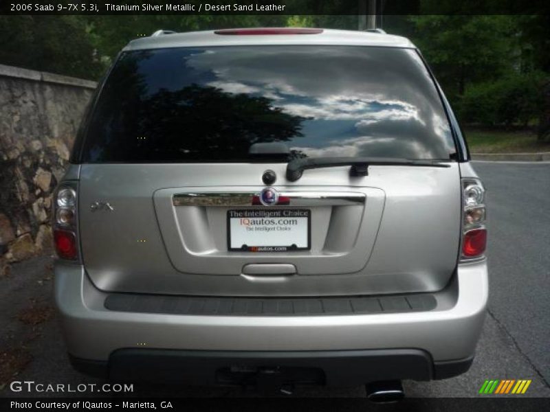 Titanium Silver Metallic / Desert Sand Leather 2006 Saab 9-7X 5.3i
