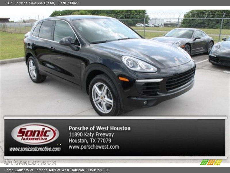 Black / Black 2015 Porsche Cayenne Diesel