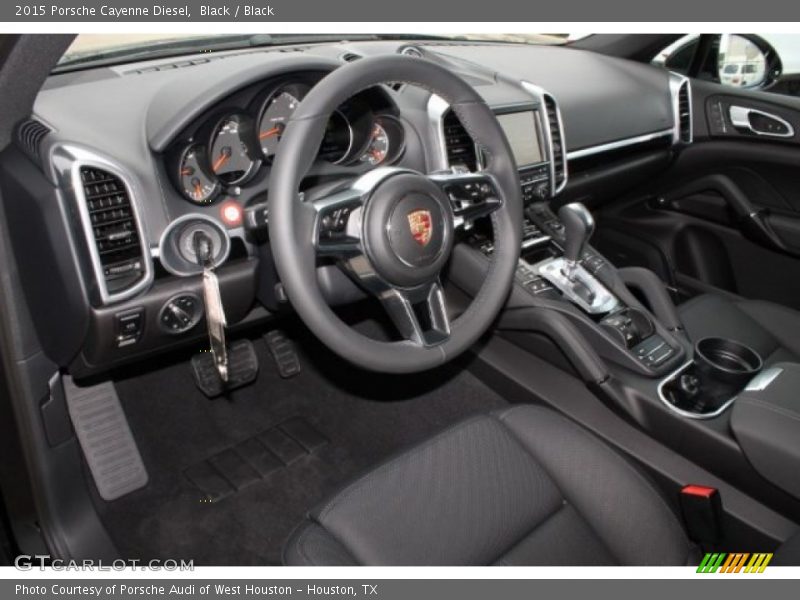  2015 Cayenne Diesel Black Interior