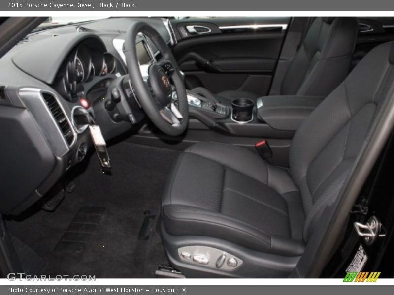 Black / Black 2015 Porsche Cayenne Diesel