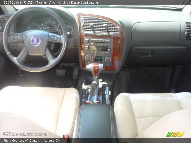 Titanium Silver Metallic / Desert Sand Leather 2006 Saab 9-7X 5.3i