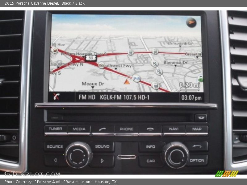 Navigation of 2015 Cayenne Diesel