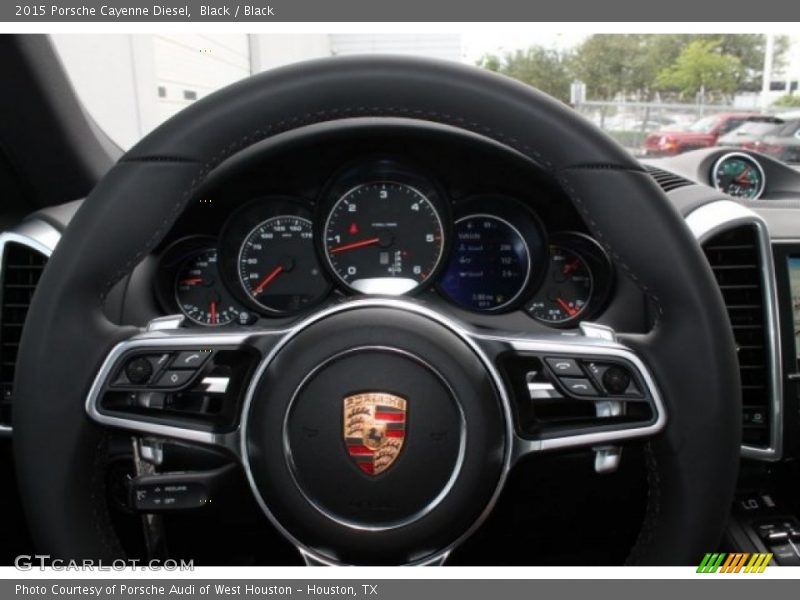 Black / Black 2015 Porsche Cayenne Diesel