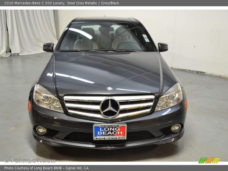 Steel Grey Metallic / Grey/Black 2010 Mercedes-Benz C 300 Luxury