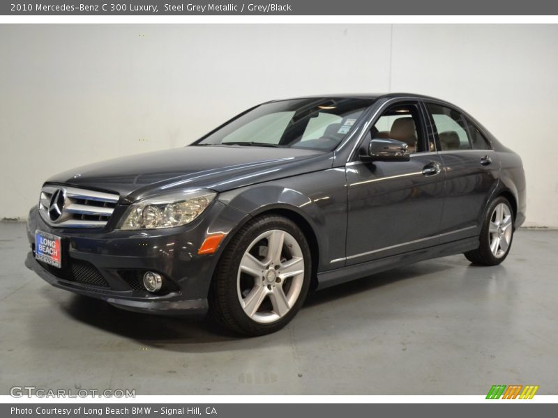 Steel Grey Metallic / Grey/Black 2010 Mercedes-Benz C 300 Luxury
