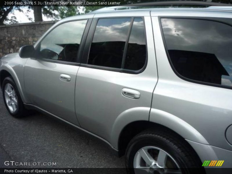 Titanium Silver Metallic / Desert Sand Leather 2006 Saab 9-7X 5.3i