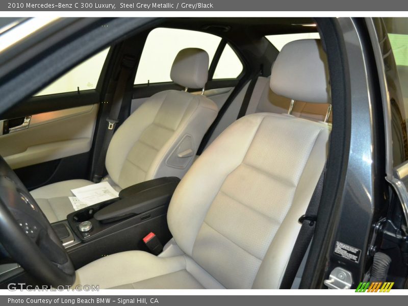 Steel Grey Metallic / Grey/Black 2010 Mercedes-Benz C 300 Luxury