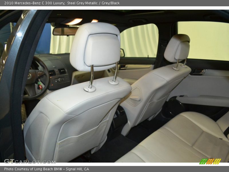 Steel Grey Metallic / Grey/Black 2010 Mercedes-Benz C 300 Luxury