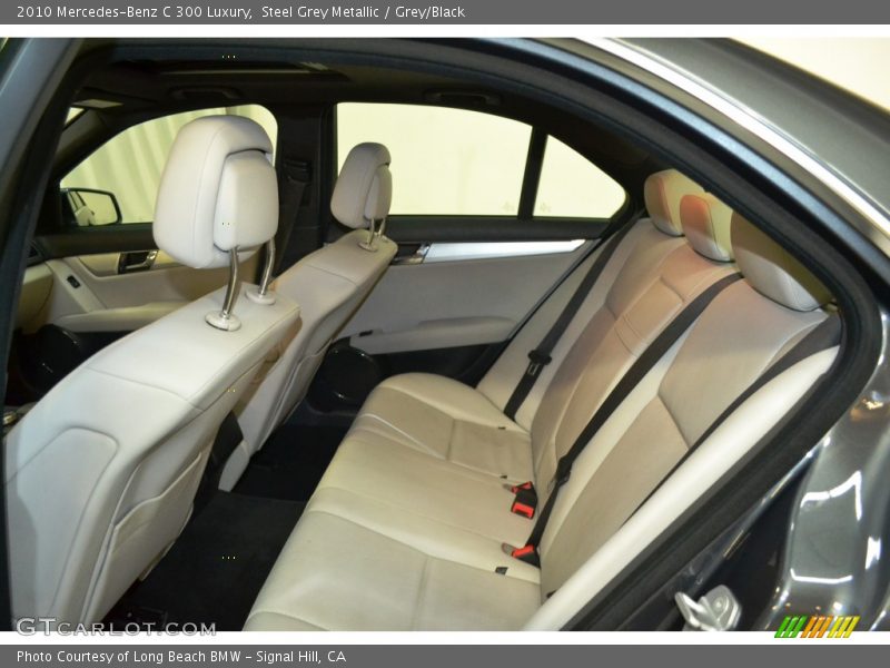 Steel Grey Metallic / Grey/Black 2010 Mercedes-Benz C 300 Luxury