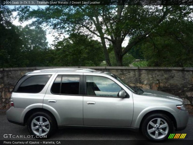 Titanium Silver Metallic / Desert Sand Leather 2006 Saab 9-7X 5.3i