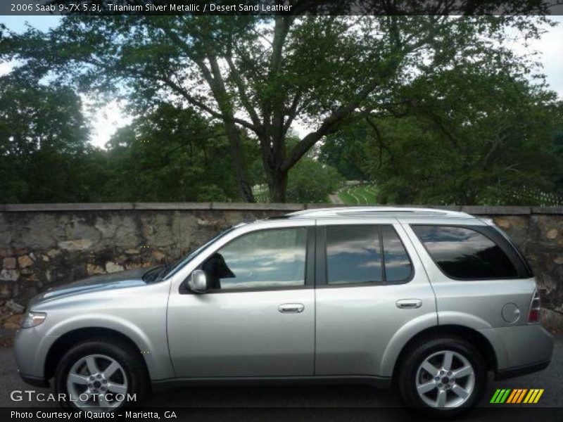 Titanium Silver Metallic / Desert Sand Leather 2006 Saab 9-7X 5.3i