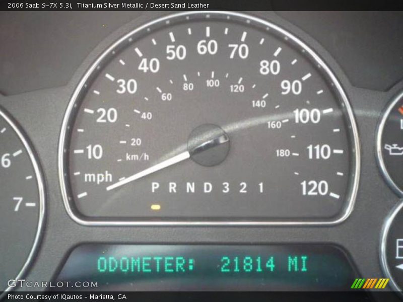 Titanium Silver Metallic / Desert Sand Leather 2006 Saab 9-7X 5.3i