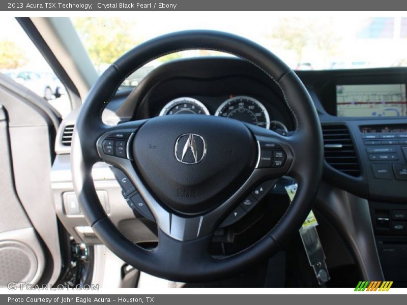 Crystal Black Pearl / Ebony 2013 Acura TSX Technology