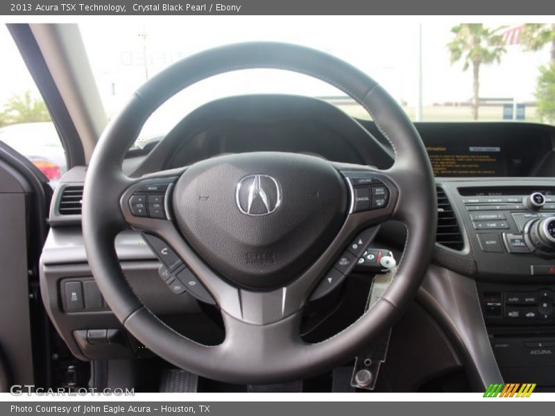 Crystal Black Pearl / Ebony 2013 Acura TSX Technology