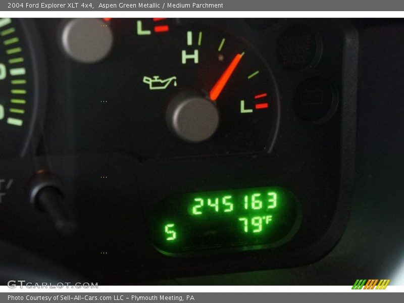 Aspen Green Metallic / Medium Parchment 2004 Ford Explorer XLT 4x4