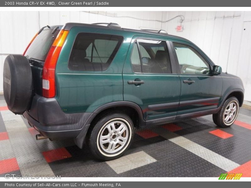 Clover Green Pearl / Saddle 2003 Honda CR-V EX 4WD