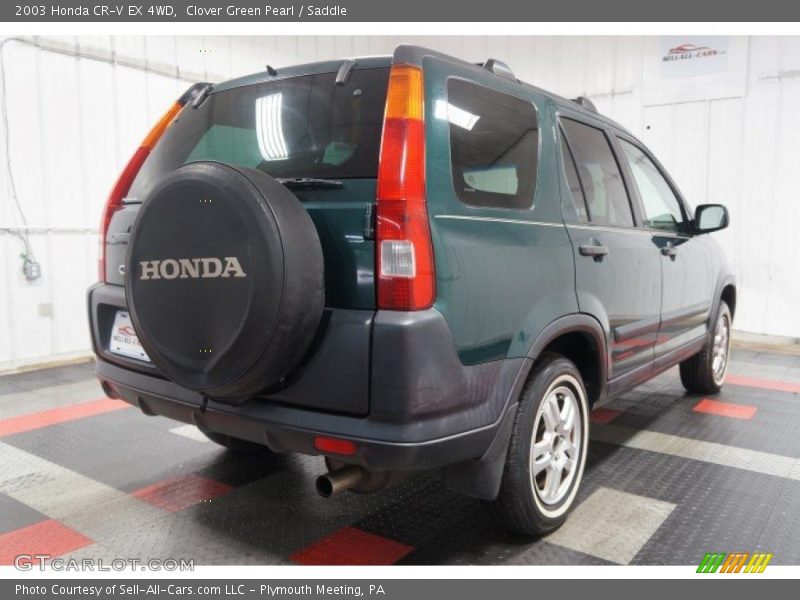 Clover Green Pearl / Saddle 2003 Honda CR-V EX 4WD