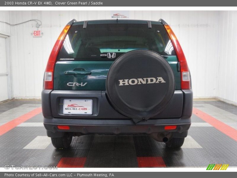 Clover Green Pearl / Saddle 2003 Honda CR-V EX 4WD