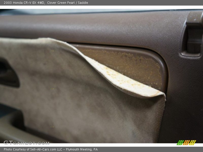Clover Green Pearl / Saddle 2003 Honda CR-V EX 4WD