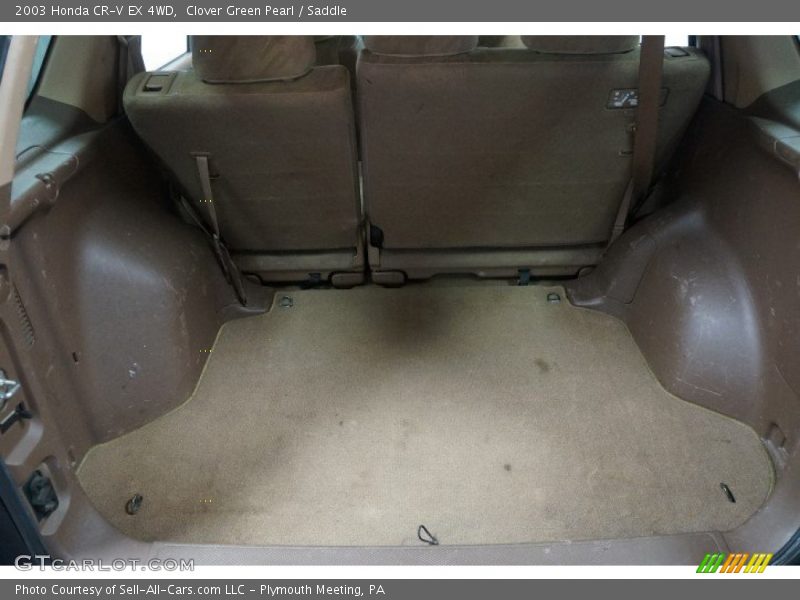 Clover Green Pearl / Saddle 2003 Honda CR-V EX 4WD