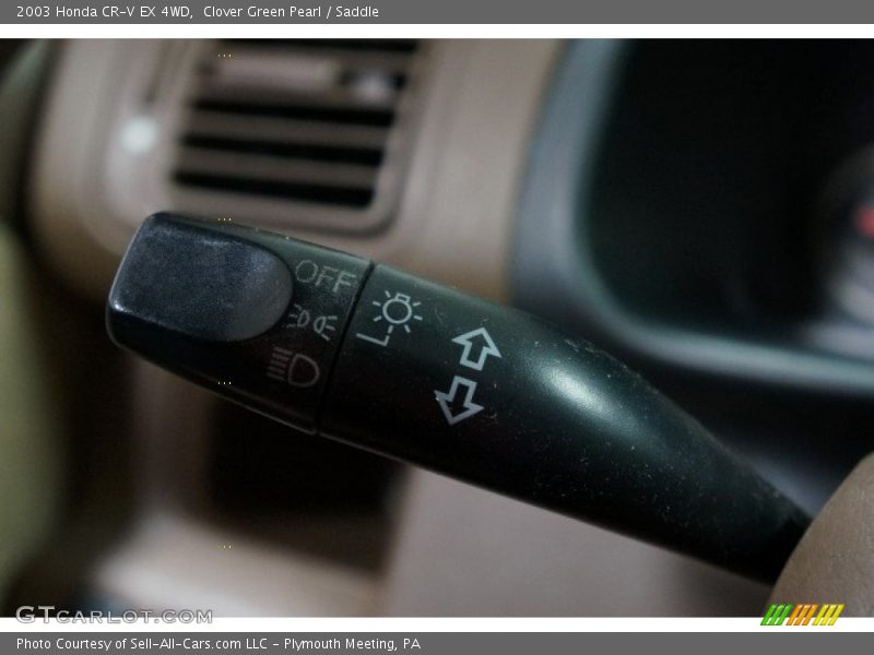 Clover Green Pearl / Saddle 2003 Honda CR-V EX 4WD