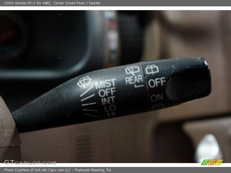Clover Green Pearl / Saddle 2003 Honda CR-V EX 4WD