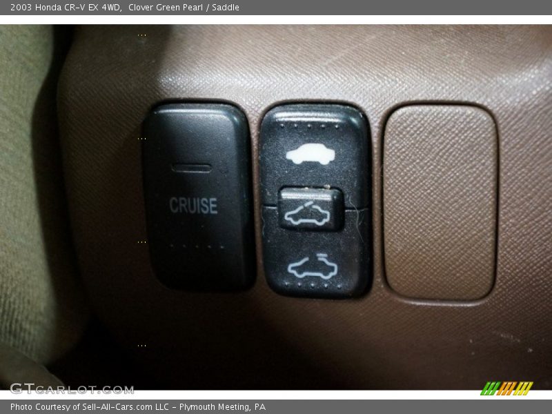 Clover Green Pearl / Saddle 2003 Honda CR-V EX 4WD