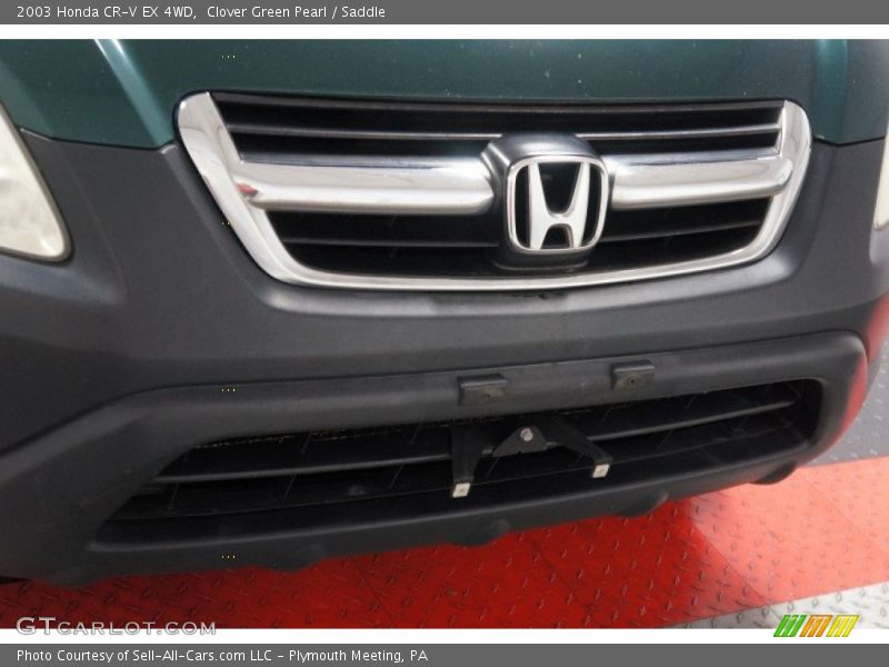 Clover Green Pearl / Saddle 2003 Honda CR-V EX 4WD