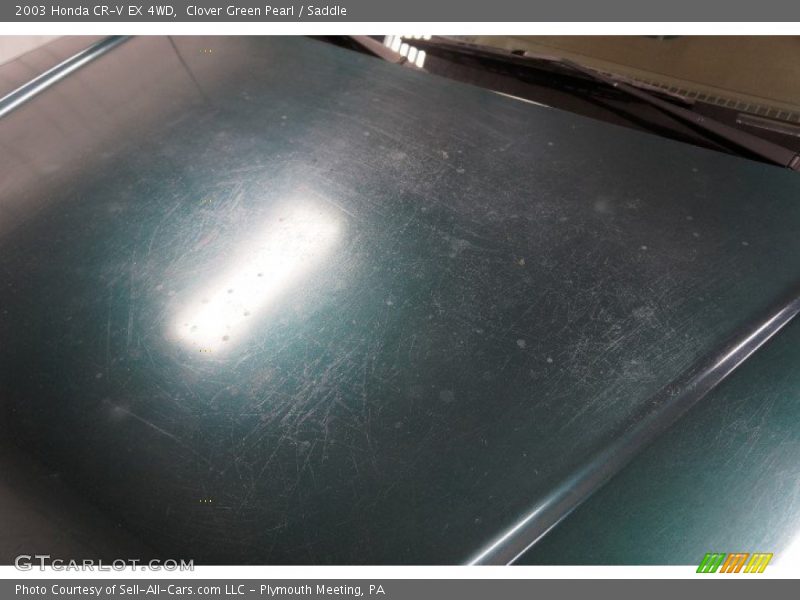 Clover Green Pearl / Saddle 2003 Honda CR-V EX 4WD