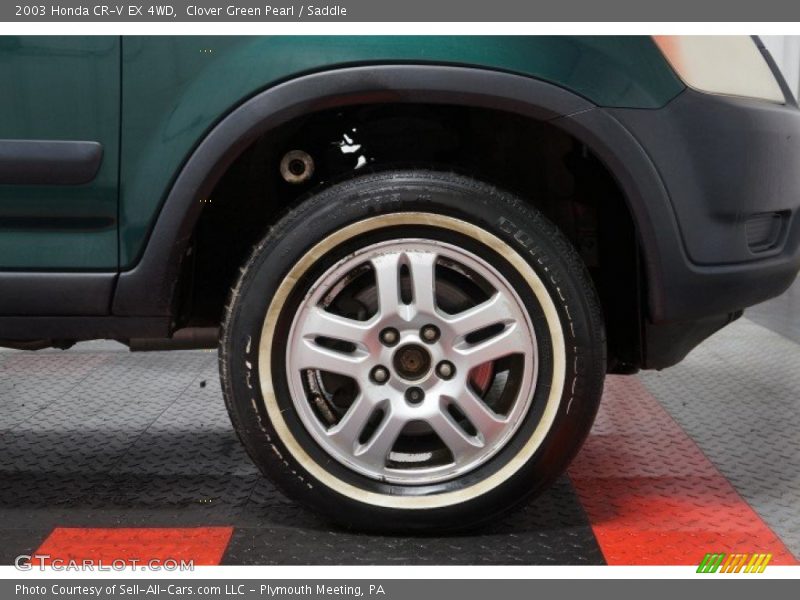 Clover Green Pearl / Saddle 2003 Honda CR-V EX 4WD