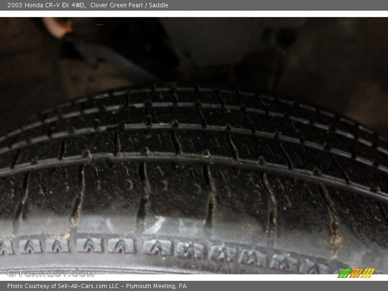 Clover Green Pearl / Saddle 2003 Honda CR-V EX 4WD