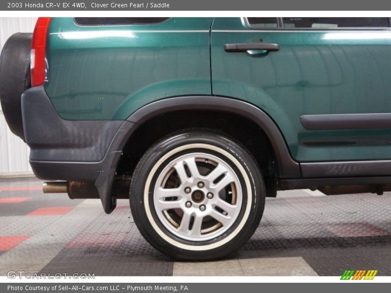 Clover Green Pearl / Saddle 2003 Honda CR-V EX 4WD