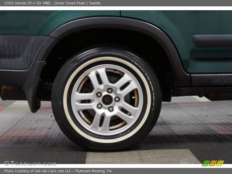Clover Green Pearl / Saddle 2003 Honda CR-V EX 4WD