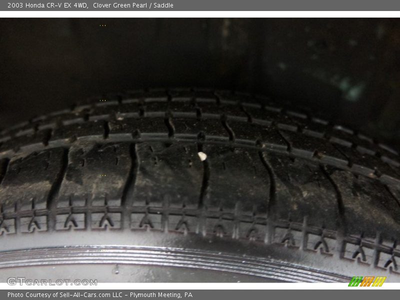 Clover Green Pearl / Saddle 2003 Honda CR-V EX 4WD