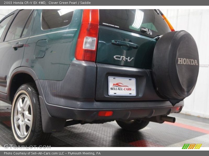 Clover Green Pearl / Saddle 2003 Honda CR-V EX 4WD