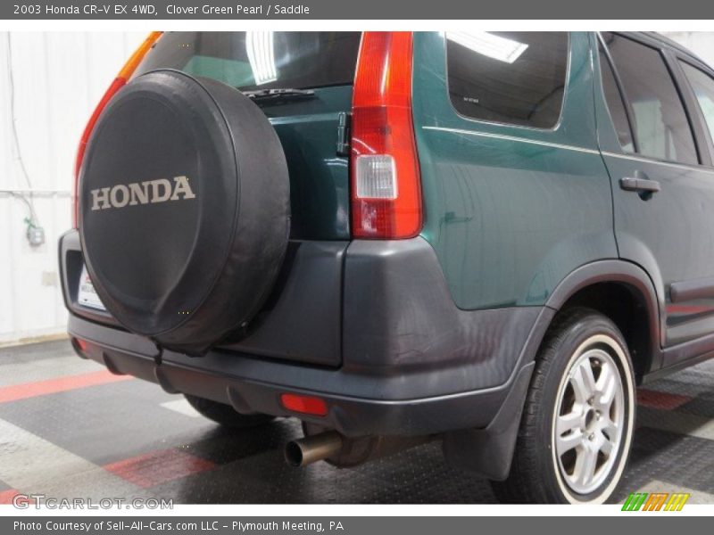 Clover Green Pearl / Saddle 2003 Honda CR-V EX 4WD