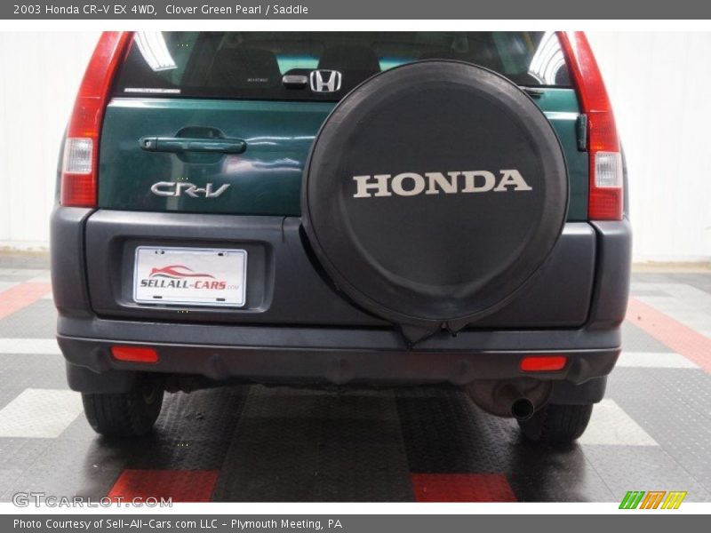 Clover Green Pearl / Saddle 2003 Honda CR-V EX 4WD