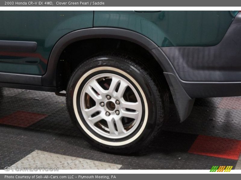 Clover Green Pearl / Saddle 2003 Honda CR-V EX 4WD
