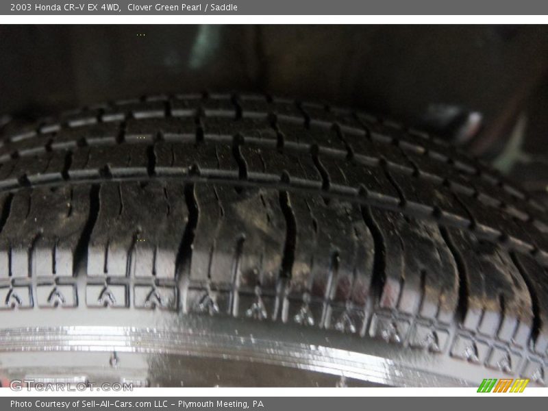Clover Green Pearl / Saddle 2003 Honda CR-V EX 4WD
