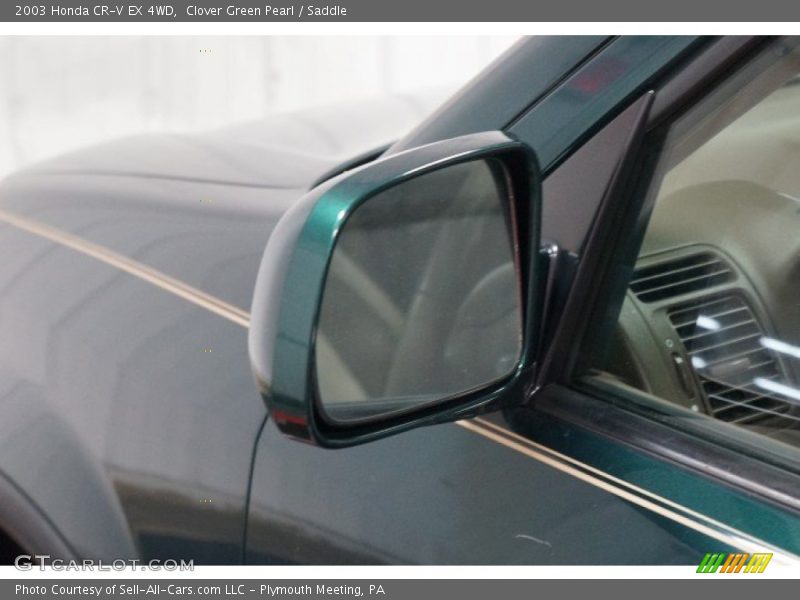 Clover Green Pearl / Saddle 2003 Honda CR-V EX 4WD