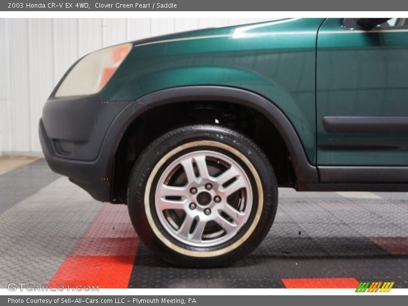 Clover Green Pearl / Saddle 2003 Honda CR-V EX 4WD
