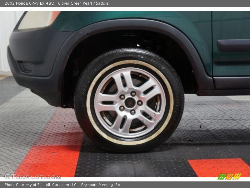 Clover Green Pearl / Saddle 2003 Honda CR-V EX 4WD